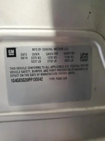 2015 BUICK LACROSSE PREMIUM  