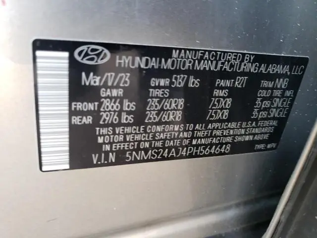 2023 HYUNDAI SANTA FE SEL  