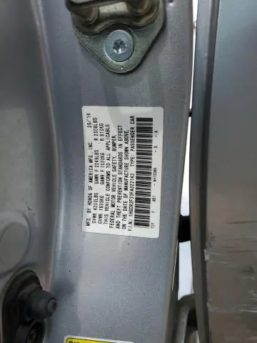 2015 HONDA ACCORD LX