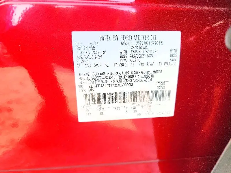 2016 LINCOLN MKX RESERVE  