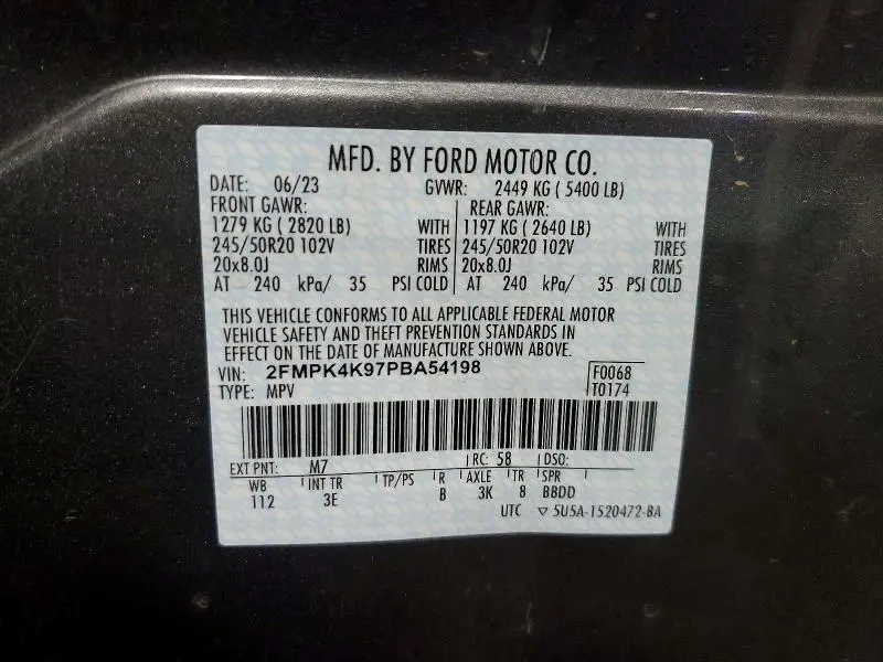 2023 FORD EDGE TITANIUM  