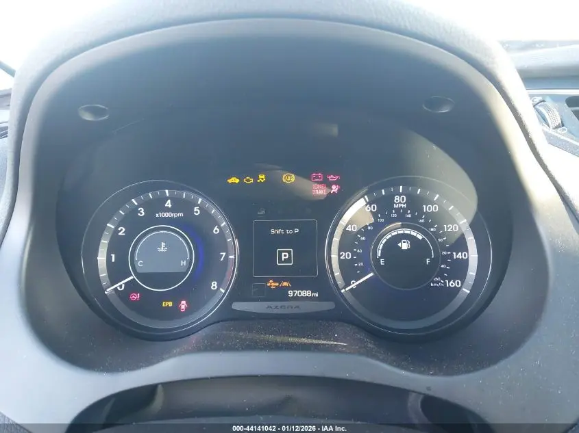 2016 HYUNDAI AZERA LIMITED