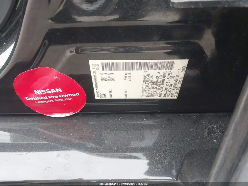 2018 NISSAN MAXIMA 3.5 SL