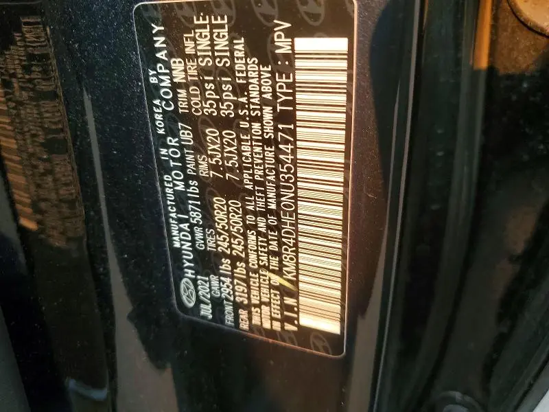 2022 HYUNDAI PALISADE SEL  
