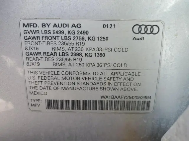 2021 AUDI Q5 PREMIUM PLUS  