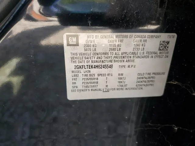 2017 GMC TERRAIN SLE  