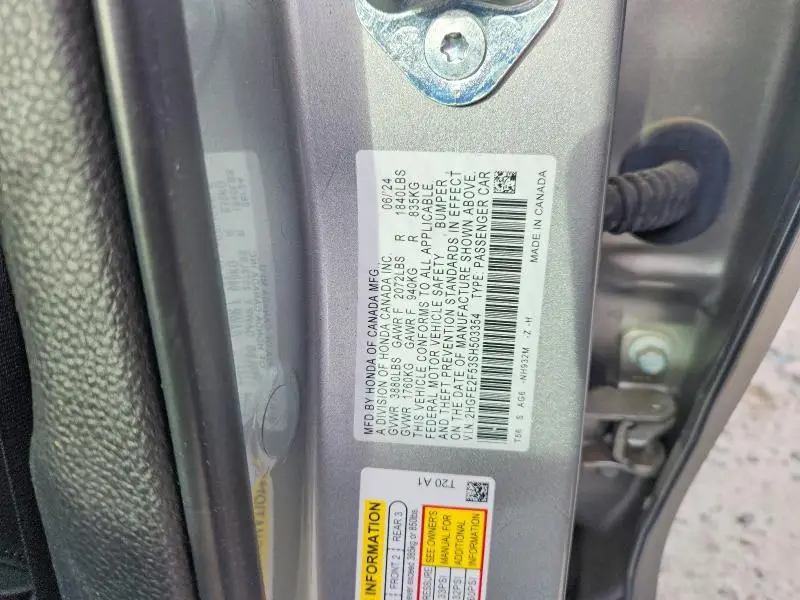 2025 HONDA CIVIC SPORT  