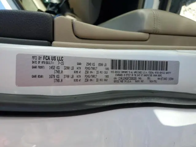 2015 JEEP GRAND CHEROKEE LAREDO  