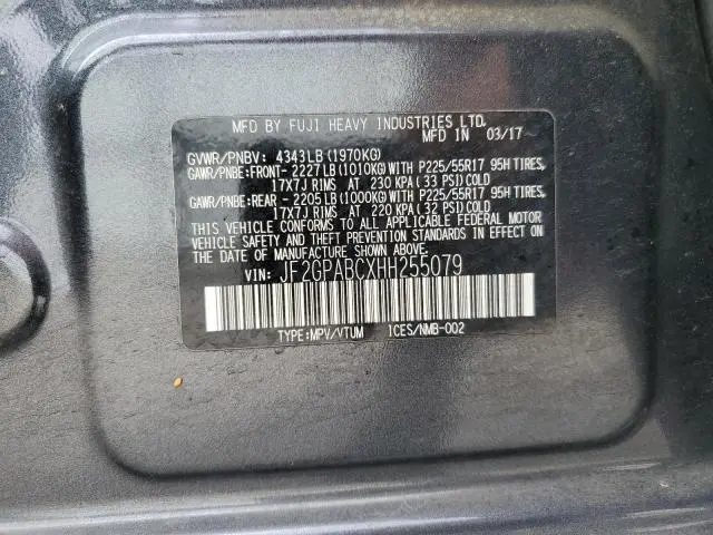 2017 SUBARU CROSSTREK PREMIUM  