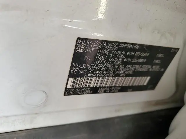 2019 TOYOTA RAV4 LIMITED  