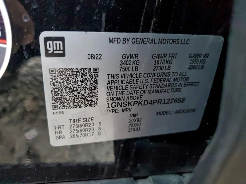 2023 CHEVROLET TAHOE K1500 Z71  