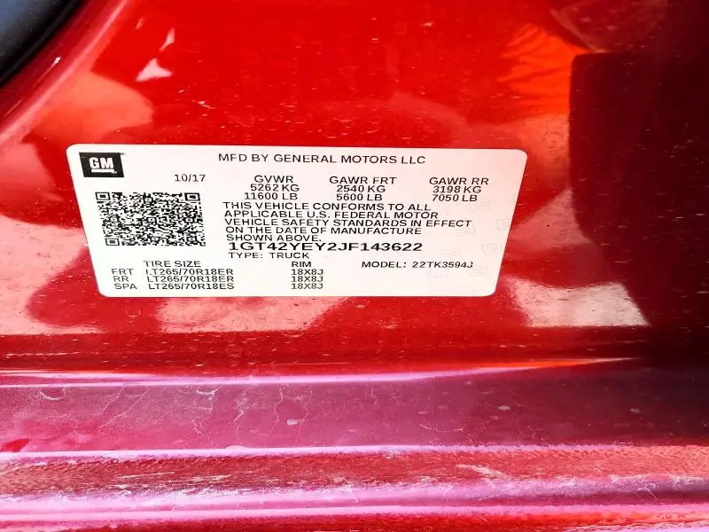 2018 GMC SIERRA   
