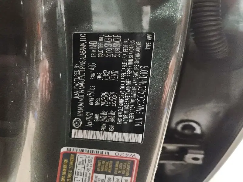 2022 HYUNDAI TUCSON SEL  