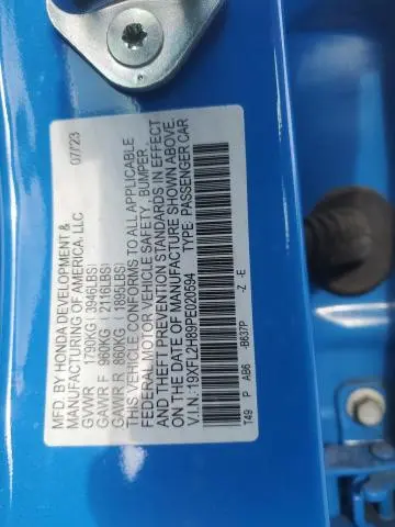 2023 HONDA CIVIC SPORT  