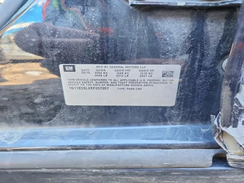 2014 CHEVROLET MALIBU 2LT  