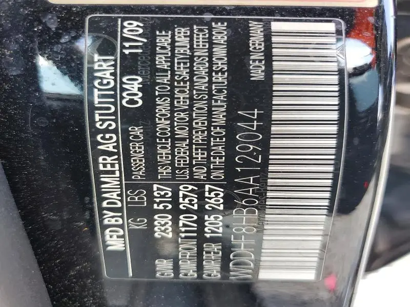 2010 MERCEDES-BENZ E 350 4MATIC  