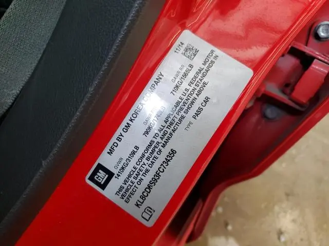 2015 CHEVROLET SPARK 1LT  