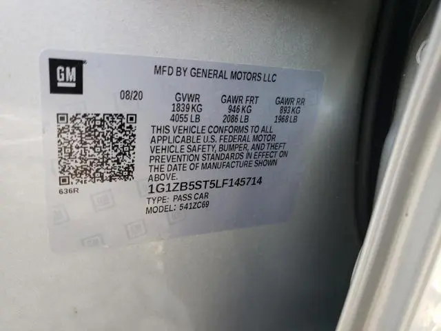 2020 CHEVROLET MALIBU LS  