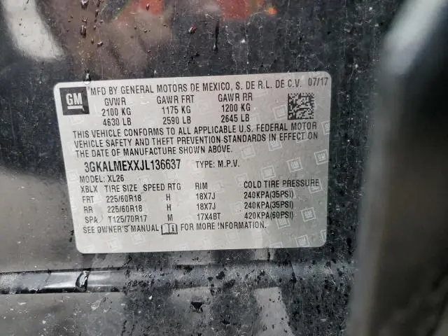 2018 GMC TERRAIN SLE  