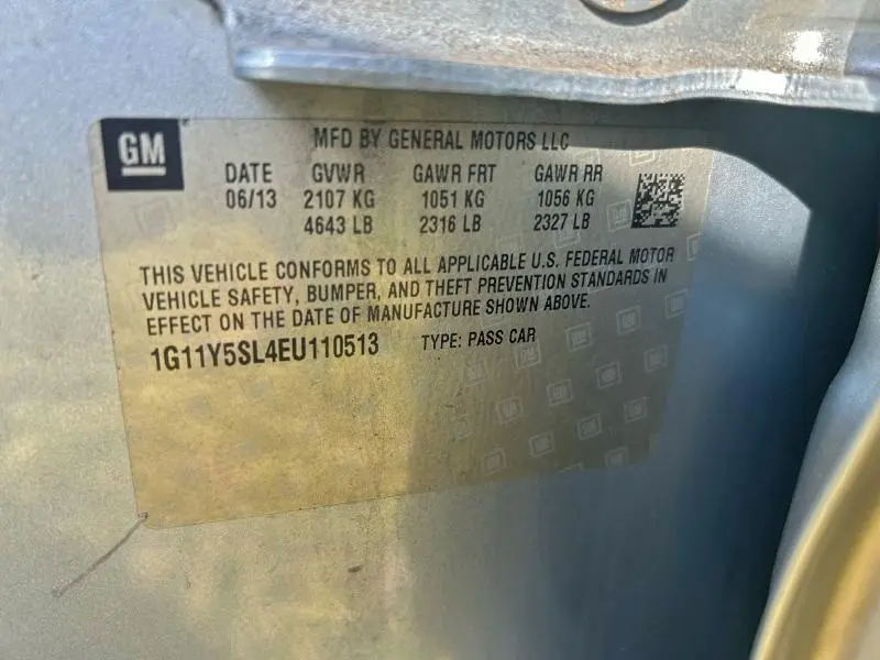 2014 CHEVROLET IMPALA LS  