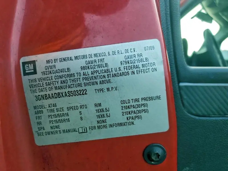 2010 CHEVROLET HHR LS  