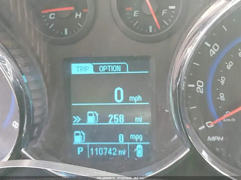 2016 CHEVROLET CRUZE LIMITED LTZ AUTO