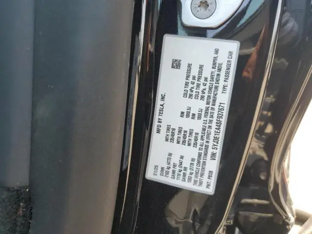 2025 TESLA MODEL 3   