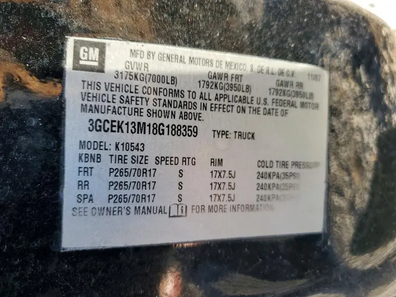 2011 CHEVROLET SILVERADO K1500 LT  