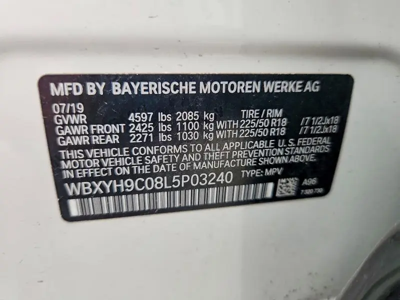2020 BMW X2 SDRIVE28I  