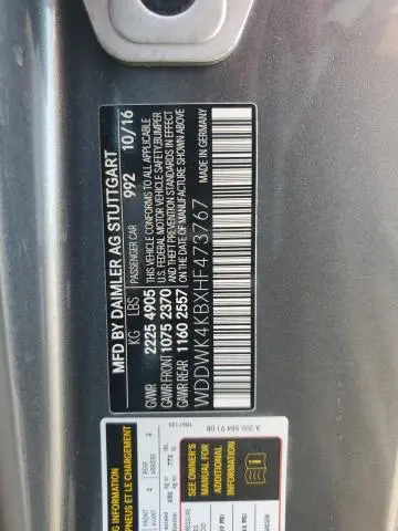 2017 MERCEDES-BENZ C 300 4MATIC  