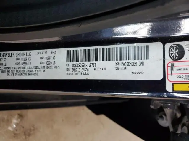 2012 CHRYSLER 200 LIMITED  