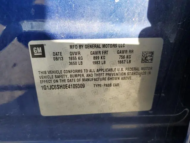 2014 CHEVROLET SONIC LT  
