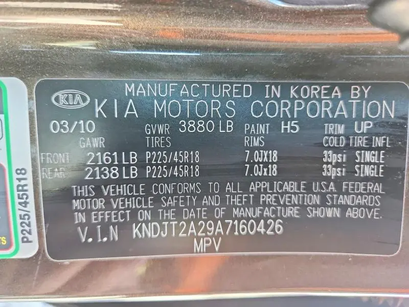 2010 KIA SOUL +  