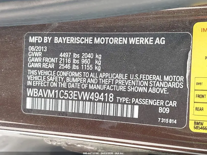 2014 BMW X1 SDRIVE28I