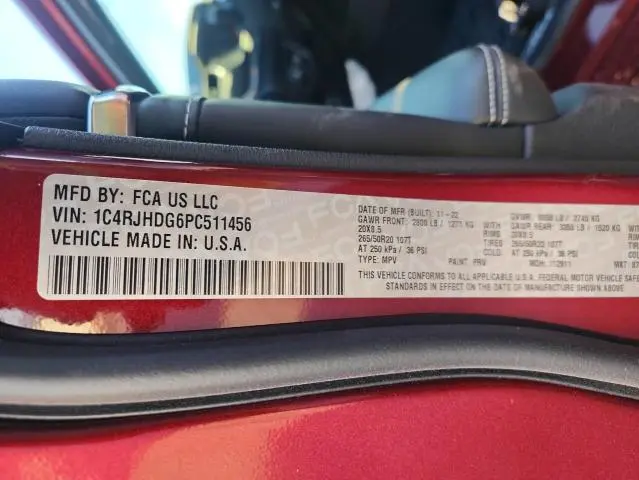 2023 JEEP GRAND CHEROKEE OVERLAND  