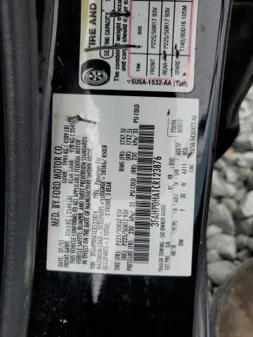 2012 FORD FUSION SE  