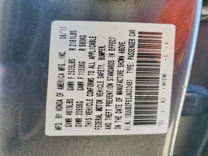 2018 ACURA TLX TECH+A  