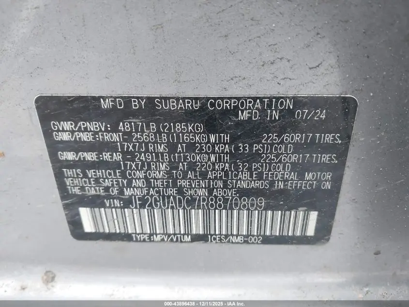 2024 SUBARU CROSSTREK PREMIUM