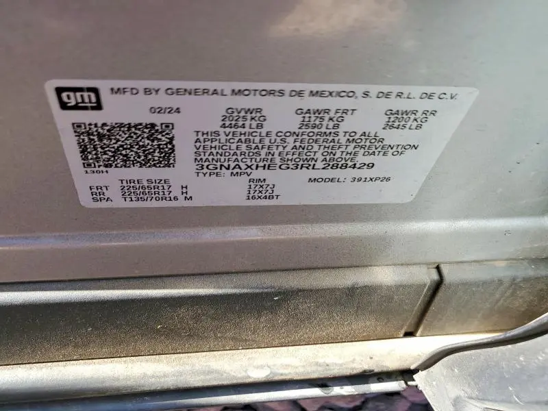2024 CHEVROLET EQUINOX LS  