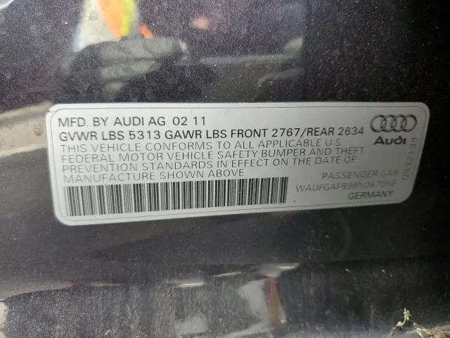 2011 AUDI A6 PREMIUM PLUS  