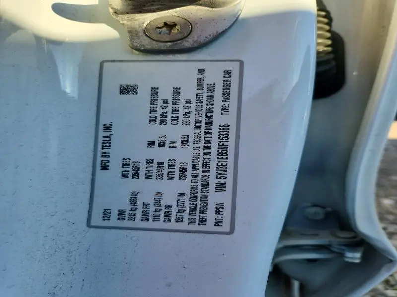 2022 TESLA MODEL 3   