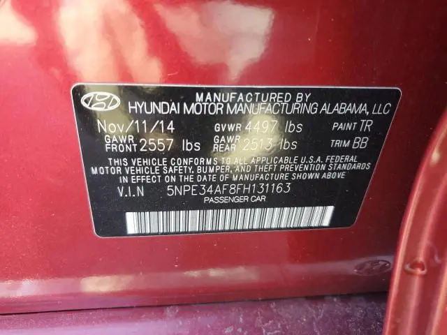 2015 HYUNDAI SONATA SPORT  