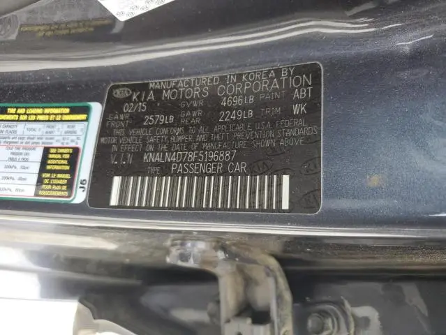 2015 KIA CADENZA PREMIUM  