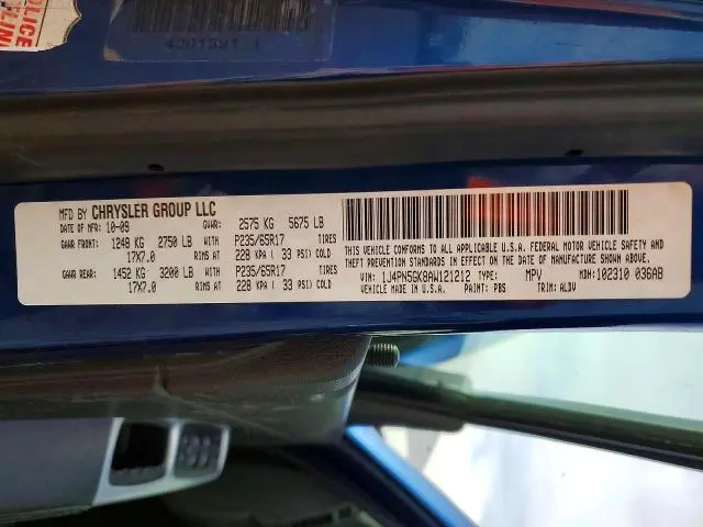 2010 JEEP LIBERTY LIMITED  