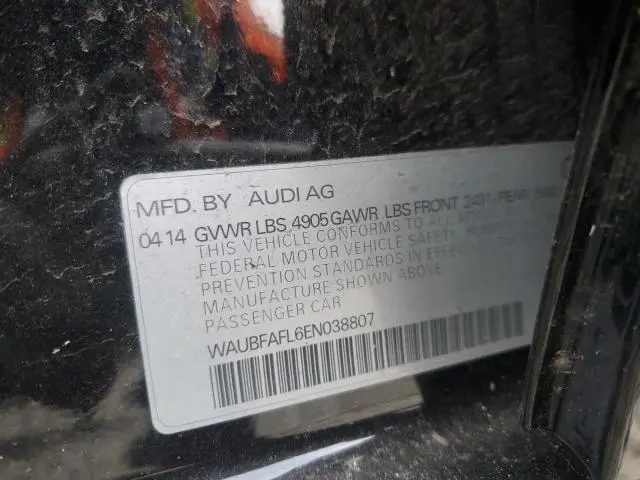 2014 AUDI A4 PREMIUM  