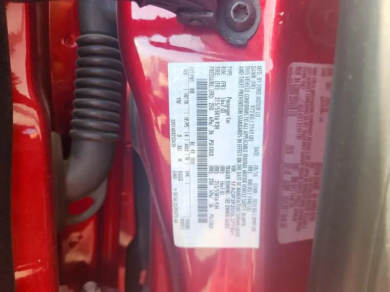 2016 FORD FOCUS SE  