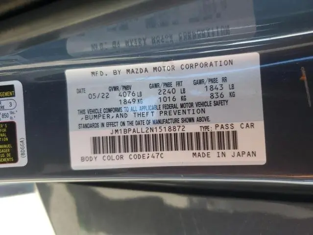 2022 MAZDA 3 PREFERRED  