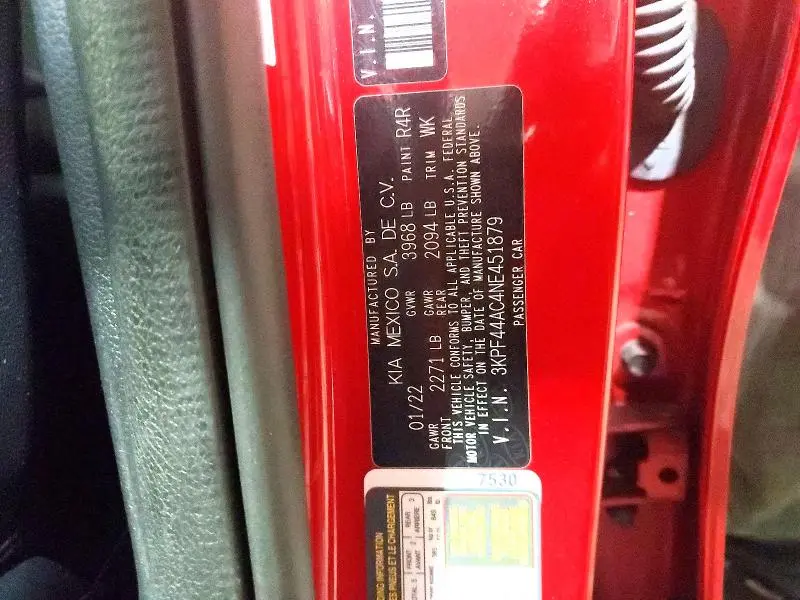 2022 KIA FORTE GT  