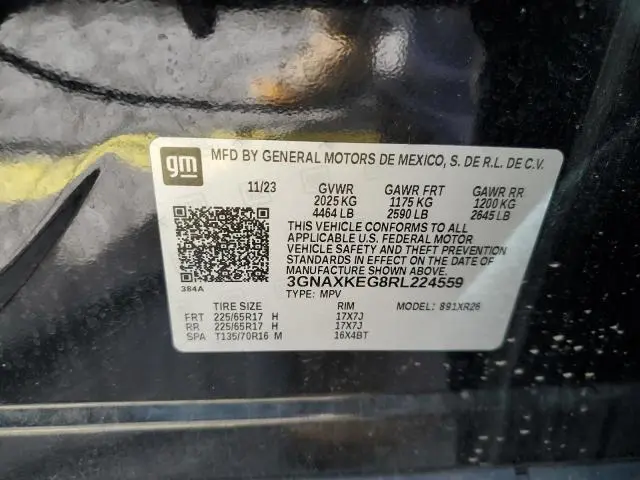 2024 CHEVROLET EQUINOX LT  