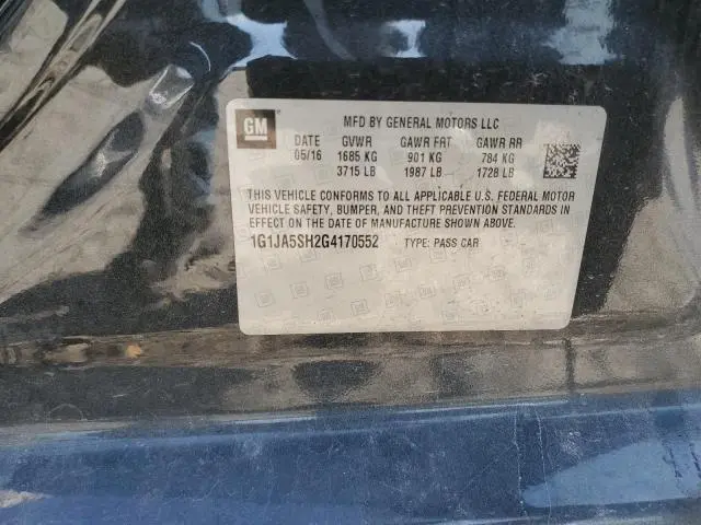 2016 CHEVROLET SONIC LS  